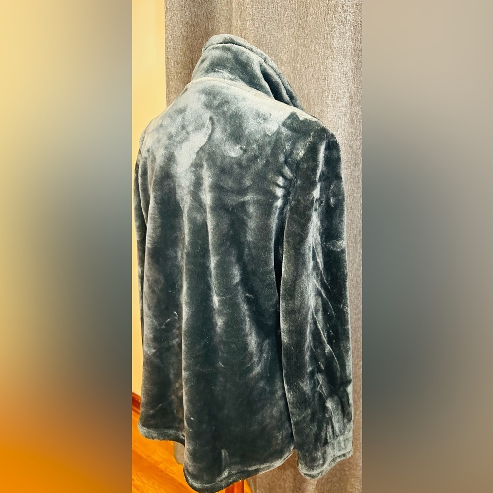 32 Degrees Plush Faux Fur Fleece Jacket Sz Large - Picture 10 of 12